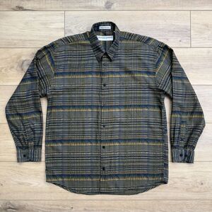 Stunning Jhane Barnes Patterned Striped Multicolored Optical Button Down‎ Shirt